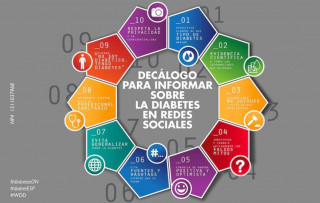 Decálogo sobre el manejo de la diabetes en redes sociales